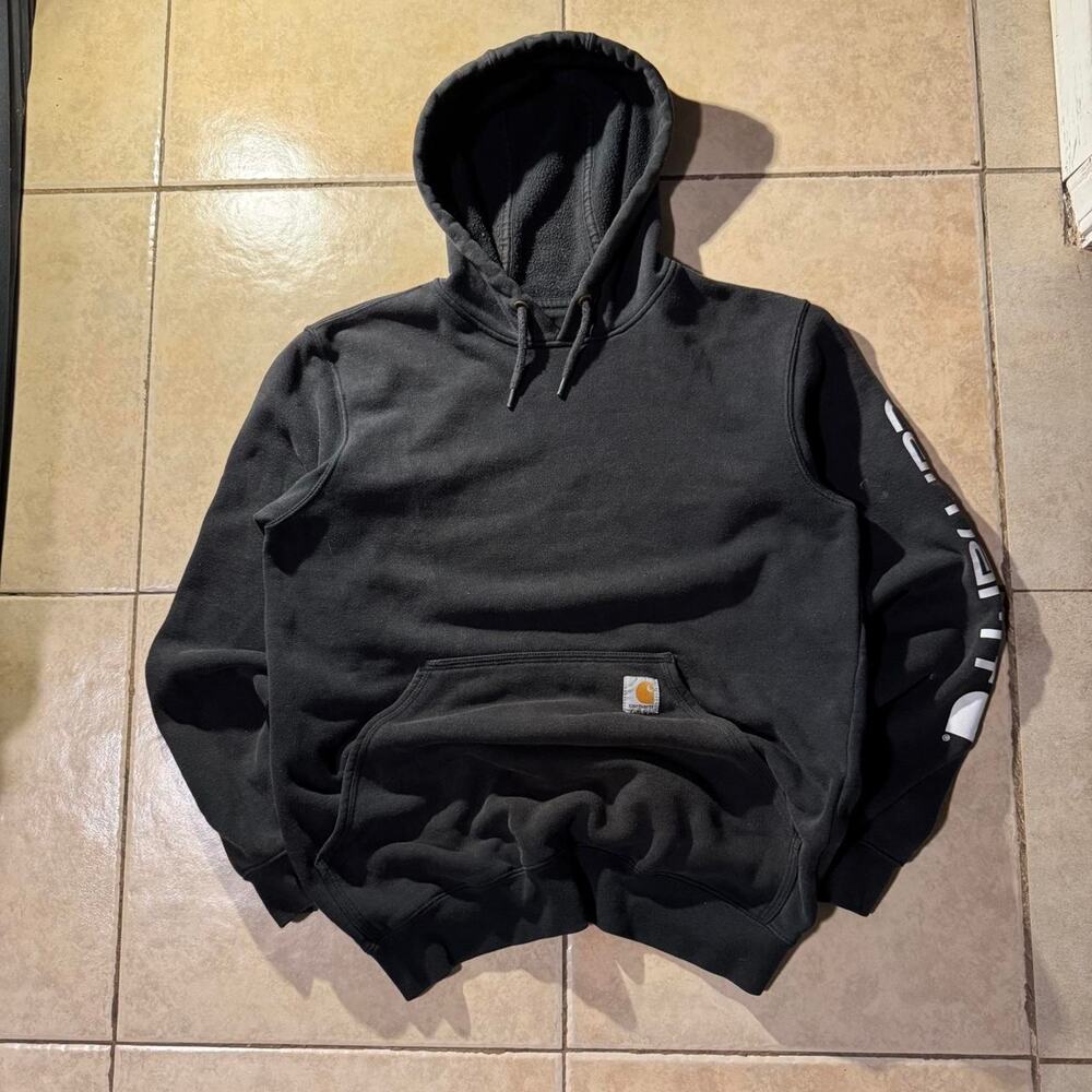 Y2k black carhartt hoodie Size S in Mens